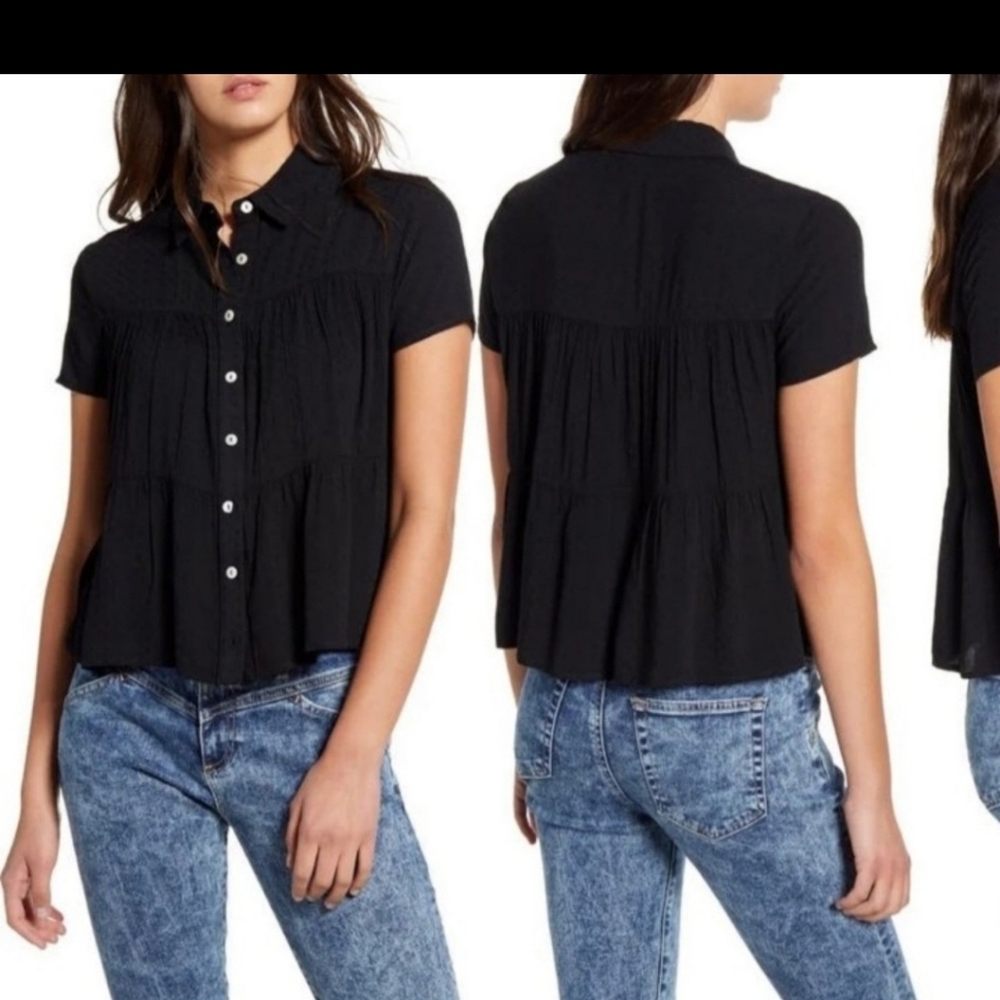 NWT Nordstrom Peplum Top